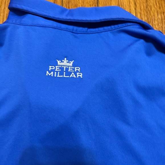 Peter Millar Summer Comfort Men Embroidered Short Sleeve Golf Polo Shirt Size L - Picture 10 of 10